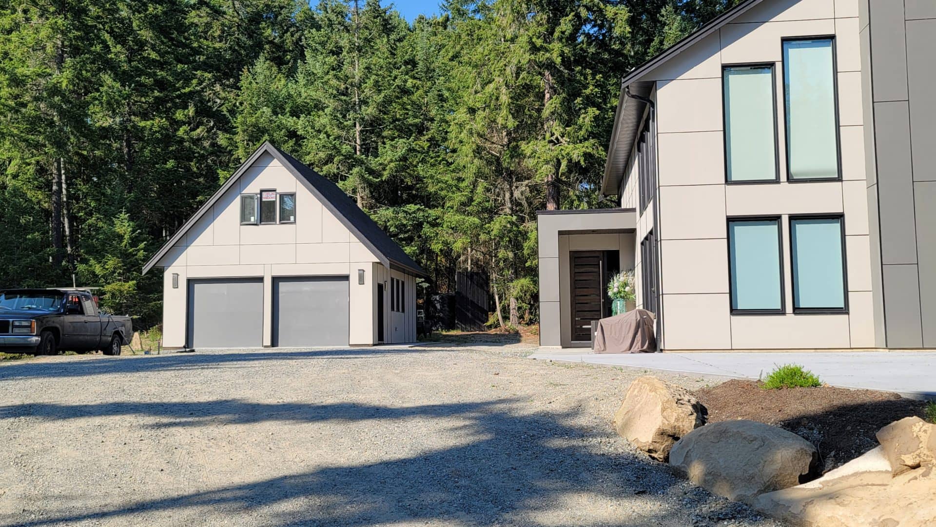Shop and garage build by Smith & Sons Coldstream